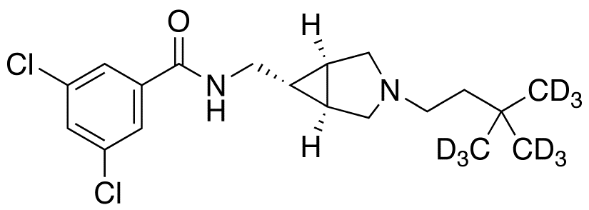 3,5-Dichloro-N-[[(1α,5α,6-exo,6α)-3-(3,3-dimethylbutyl)-3-azabicyclo[3.1.0]hex-6-yl]methyl]-benzamide-d9