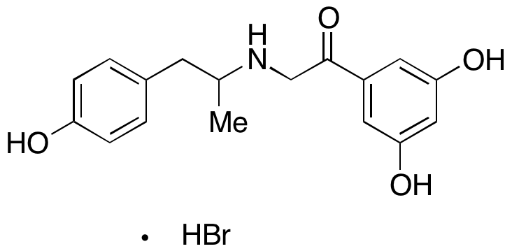 3’,5’-Dihydroxy-2-[[2-(p-hydroxyphenyl)-1-methylethyl]amino]-acetophenone Hydrobromide