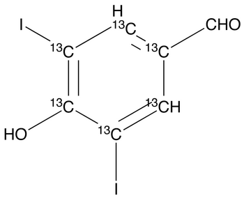 3,5-Diiodo-4-hydroxybenzaldehyde-13C6