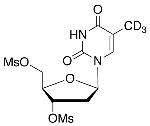 3’,5’-Dimethanesulfonate Thymidine, Methyl-d3