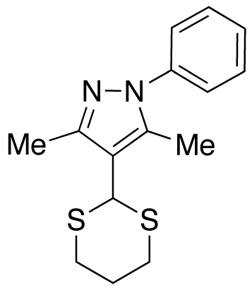 3,5-Dimethyl-4-(1,3-dithian-yl)-1-phenylpyrazole