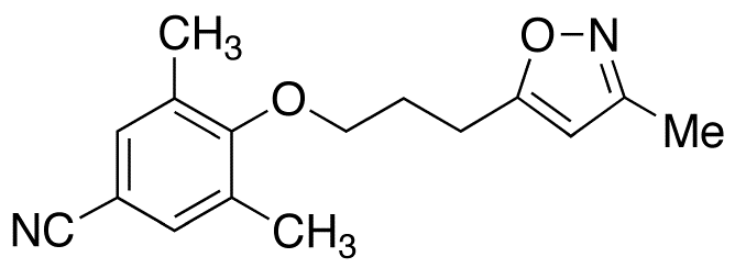 3,5-Dimethyl-4-[3-(3-methyl-5-isoxazolyl)propoxy]-benzonitrile