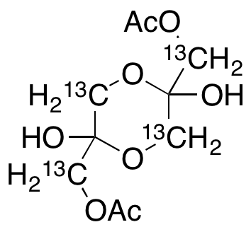 3-Acetoxy-2-oxopropanol-13C2 Dimer