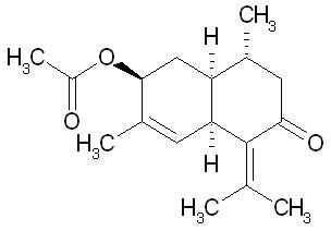 3-Acetoxy-4,7(11)-cadinadien-8-one