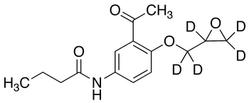 3’-Acetyl-4’-(2,3-epoxypropoxy-d5)butyranilide