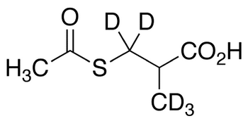 3-Acetylthio-2-methylpropanoic Acid-d5