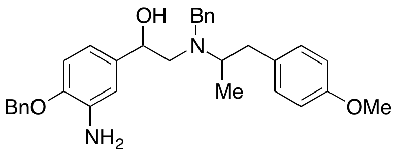 3-Amino-α-[[[2-(4-methoxyphenyl)-1-methylethyl](phenylmethyl)amino]methyl]-4-(phenylmethoxy)benzenemethanol