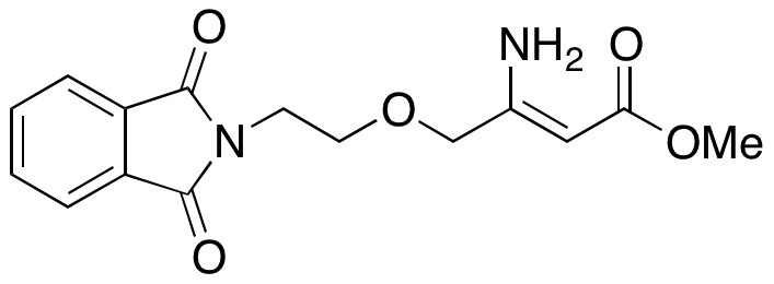 3-Amino-4-[2-(1,3-dihydro-1,3-dioxo-2H-isoindol-2-yl)ethoxy]-2-butenoic Acid Methyl Ester