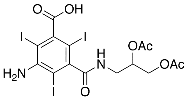 3-Amino-5-[[[2,3-bis(acetyloxy)propyl]amino]carbonyl]-2,4,6-triiodo-benzoic Acid