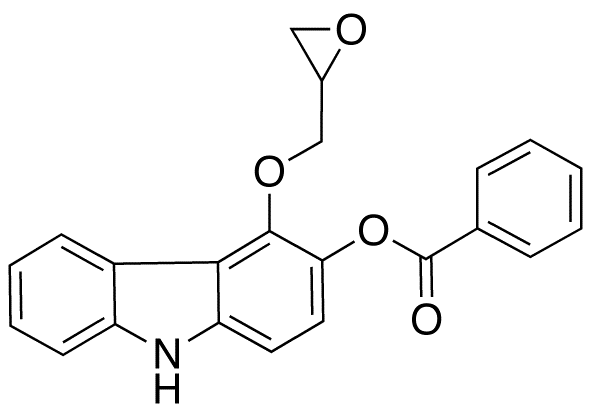 3-Benzoyloxy-4-oxiranylmethyl-9H-carbazole