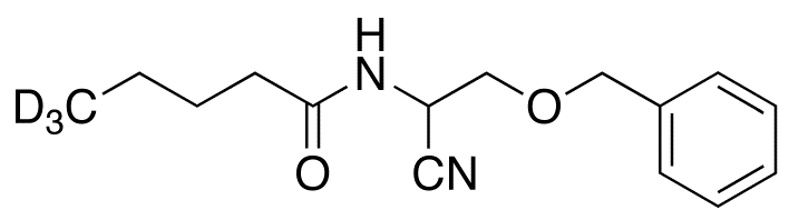 3-Benzyloxy-α-(N-butyryl-d3)-aminopropionitrile