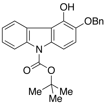 3-Benzyloxy-9H-carbazol-4-ol N-Carboxylic Acid tert-Butyl Ester