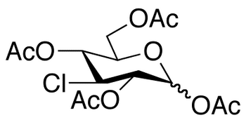 3-Chloro-3-deoxy-1,2,4,6-tetra-O-acetyl-D-glucopyranose