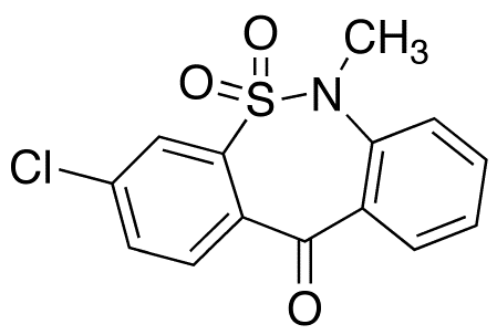 3-Chloro-6-methyl-dibenzo[c,f][1,2]thiazepin-11(6H)-one 5,5-Dioxide