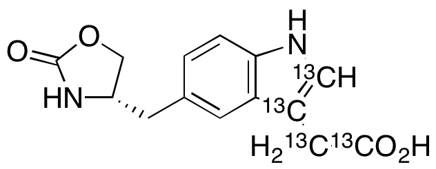 3-Des[2-(Dimethylamino)ethyl] Zolmitriptan 3-Acetic Acid-13C4