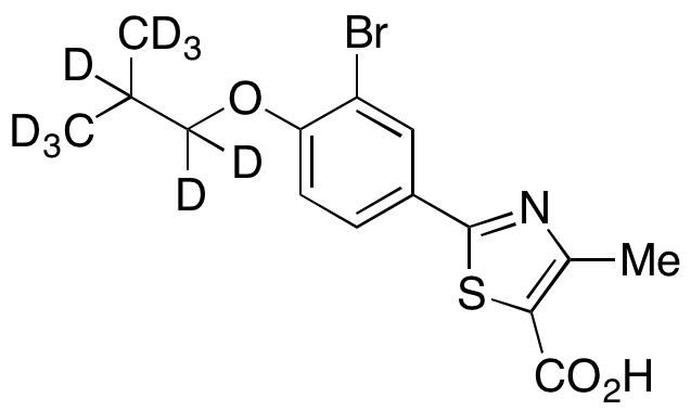 3-Descyano 3-Bromo-febuxostat-d9