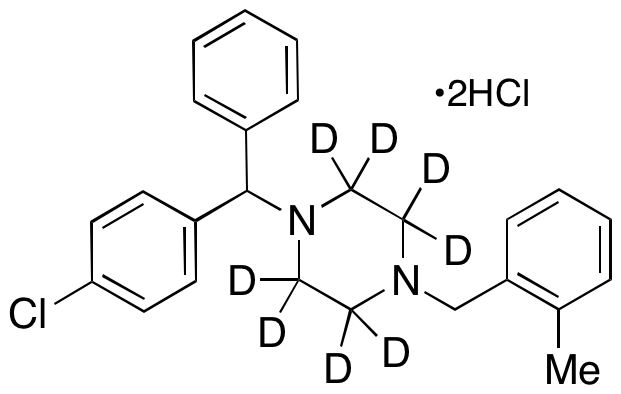 3-Desmethyl 2-Methyl Meclizine-d8 Dihydrochloride