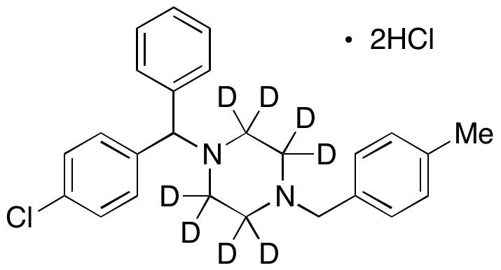 3-Desmethyl 4-Methyl Meclizine Dihydrochloride-d8