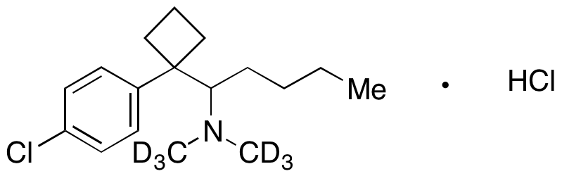 3-Desmethyl 4-Methyl Sibutramine-d6 Hydrochloride