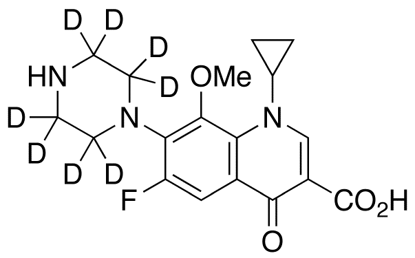 3-Desmethyl Gatifloxacin-d8