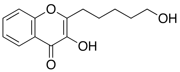 3-Hydroxy-2-(5-hydroxypentyl)chromen-4-one