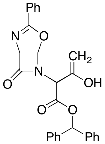 3-Hydroxy-2-(7-oxo-3-phenyl-4-oxa-2,6-diazabicyclo[3.2.0]hept-2-en-6-yl)but-3-enoic Acid Benzhydryl Ester