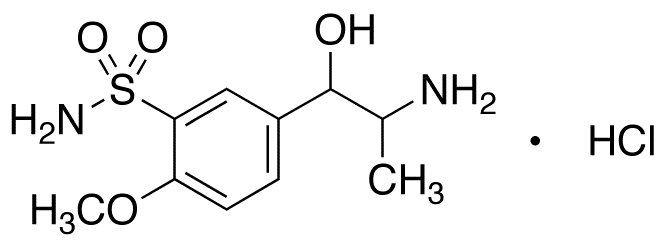 3-Hydroxy-3-(4’-methoxy-3’-sulfonamidophenyl)-2-propylamine, Hydrochloride