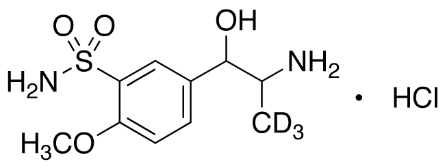 3-Hydroxy-3-(4’-methoxy-3’-sulfonamidophenyl)-2-propylamine-methyl-d3, Hydrochloride