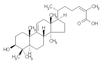 3-Hydroxylanost-9(11)-24-dien-26-oic acid