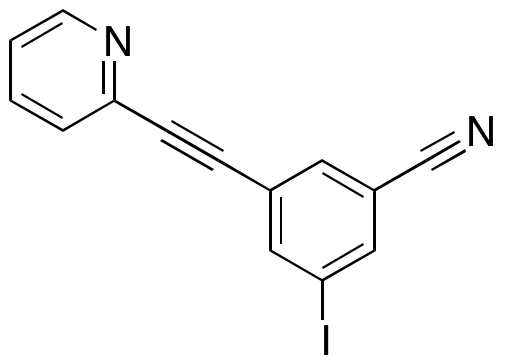 3-Iodo-5-[2-(2-pyridinyl)ethynyl]-benzonitrile