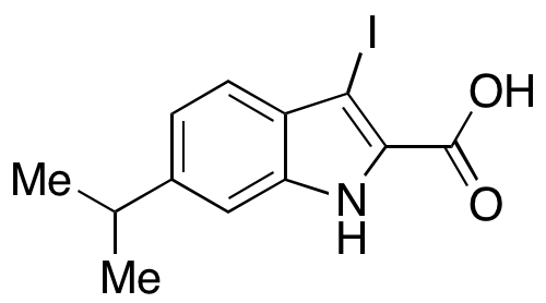 3-Iodo-6-(1-methylethyl)-1H-indole-2-carboxylic Acid