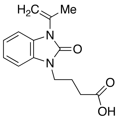 3-Isopropenyl-2-oxo-1-benzimidazolinebutyric Acid