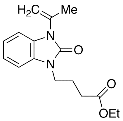 3-Isopropenyl-2-oxo-1-benzimidazolinebutyric Acid Ethyl Ester