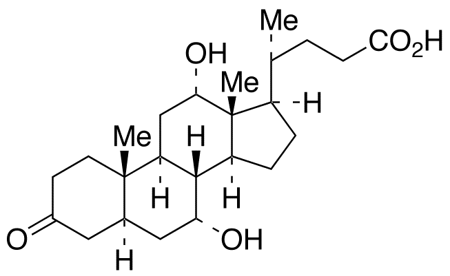 3-Keto-7α,12α-dihydroxy-5α-cholanic Acid