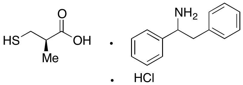 3-Mercapto-2-methylpropanoic Acid 1,2-Diphenylethylamine Salt Hydrochloride