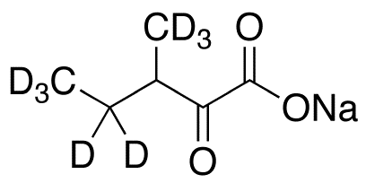 3-Methyl-2-oxovaleric Acid-d8 Sodium Salt (Major)