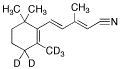 3-Methyl-5-[2,6,6-trimethyl-1-(cyclohexen-d5)-1-yl]-penta-2,4-dienenitrile