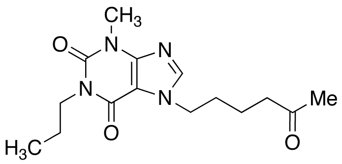 3-Methyl-7-(5-oxohexyl)-1-propylxanthine