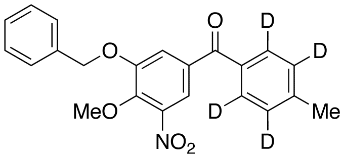 3-O-Benzyl-4-O-methyl Tolcapone-d4