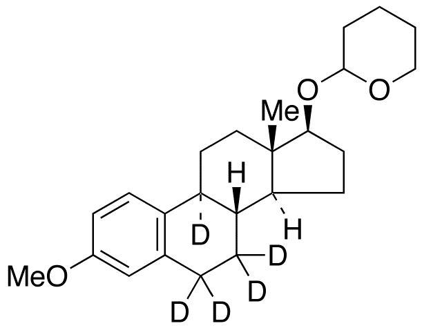 3-O-Methyl 17β-Estradiol-d5 17-O-Tetrahydropyran (Mixture of Diastereomers)