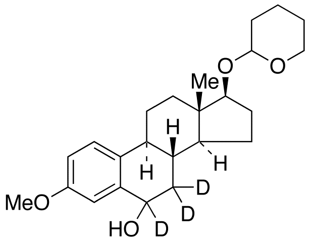 3-O-Methyl 6-Hydroxy-17β-estradiol-d3 17-O-Tetrahydropyran