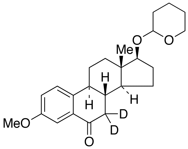 3-O-Methyl 6-Keto 17β-Estradiol-d2 17-O-Tetrahydropyran