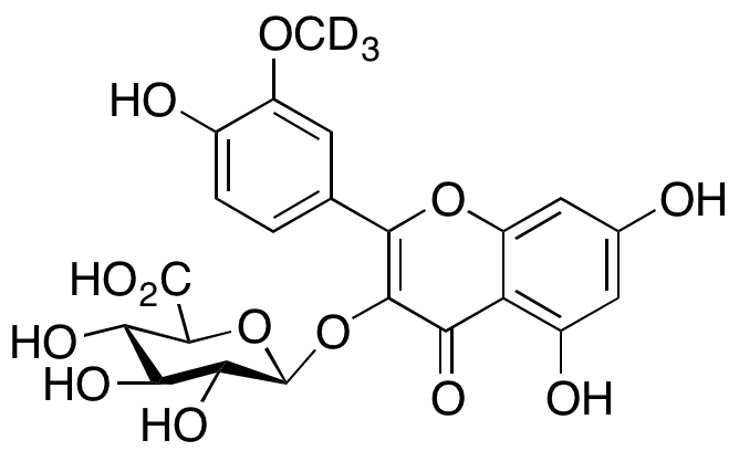 3’-O-Methyl Quercetin 3-O-β-D-Glucuronide-d3