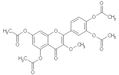 3-O-Methylquercetin tetraacetate