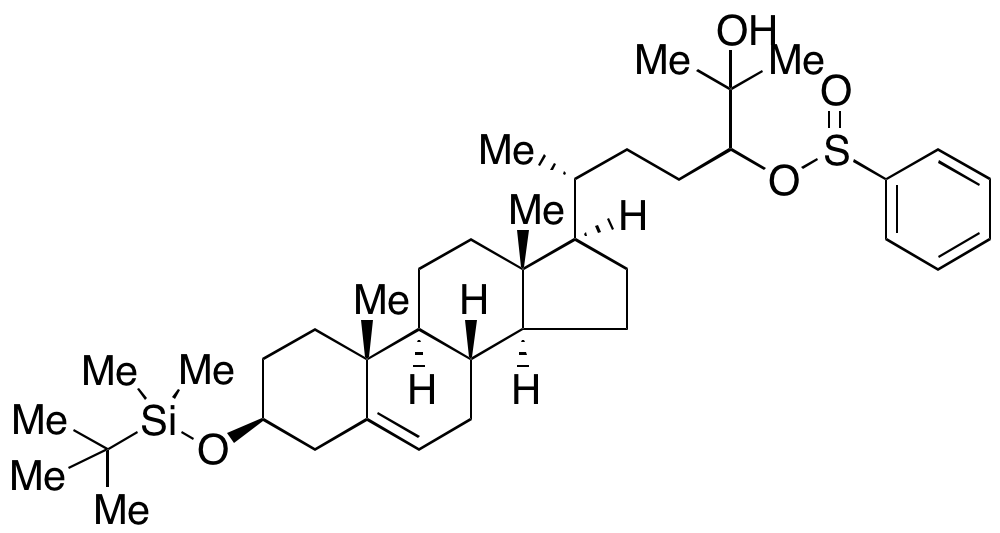 3-O-tert-Butyldimethylsilyl-cholest-5-ene-3-ol 24-(2-Hydroxyisopropyl) 24-Phenyl Sulfinate