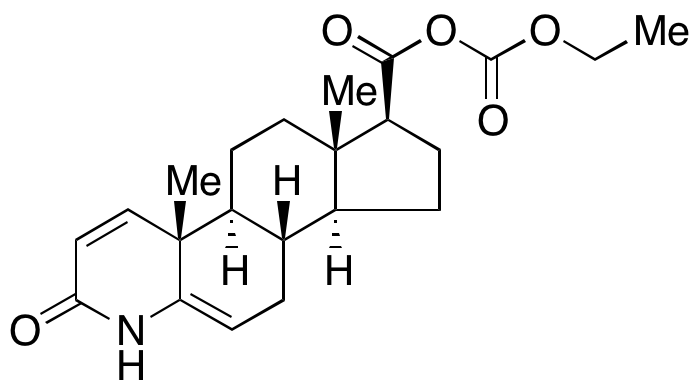 3-Oxo-4-aza-androst-1,5-diene-17-carboxylic Acid 21-Ethyl Carbonate