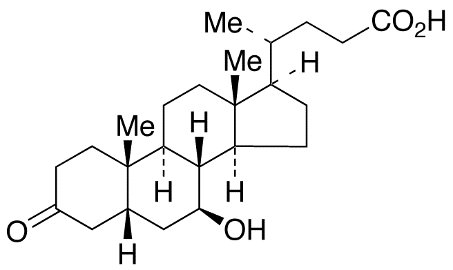 3-Oxo-7β-hydroxy-5β-cholanoic Acid