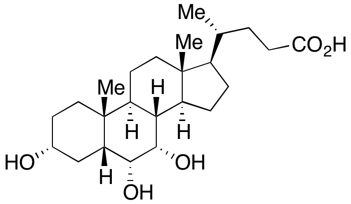 3α,6α,7α-Trihydroxy-5β-cholanic Acid