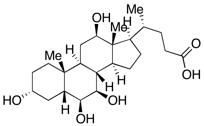 3α,6β,7β,12β-Tetrahydroxy-5β-cholanoic Acid