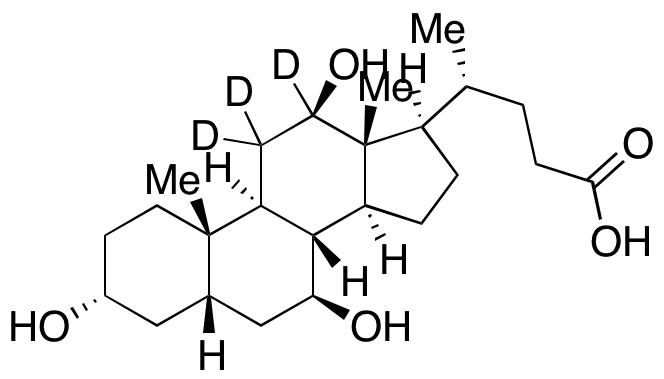 3α,7β,12β-Trihydroxy-5β-cholanoic Acid-d3